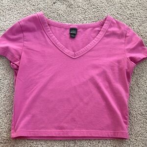 cute crop top pink shirt!!!!💥💥